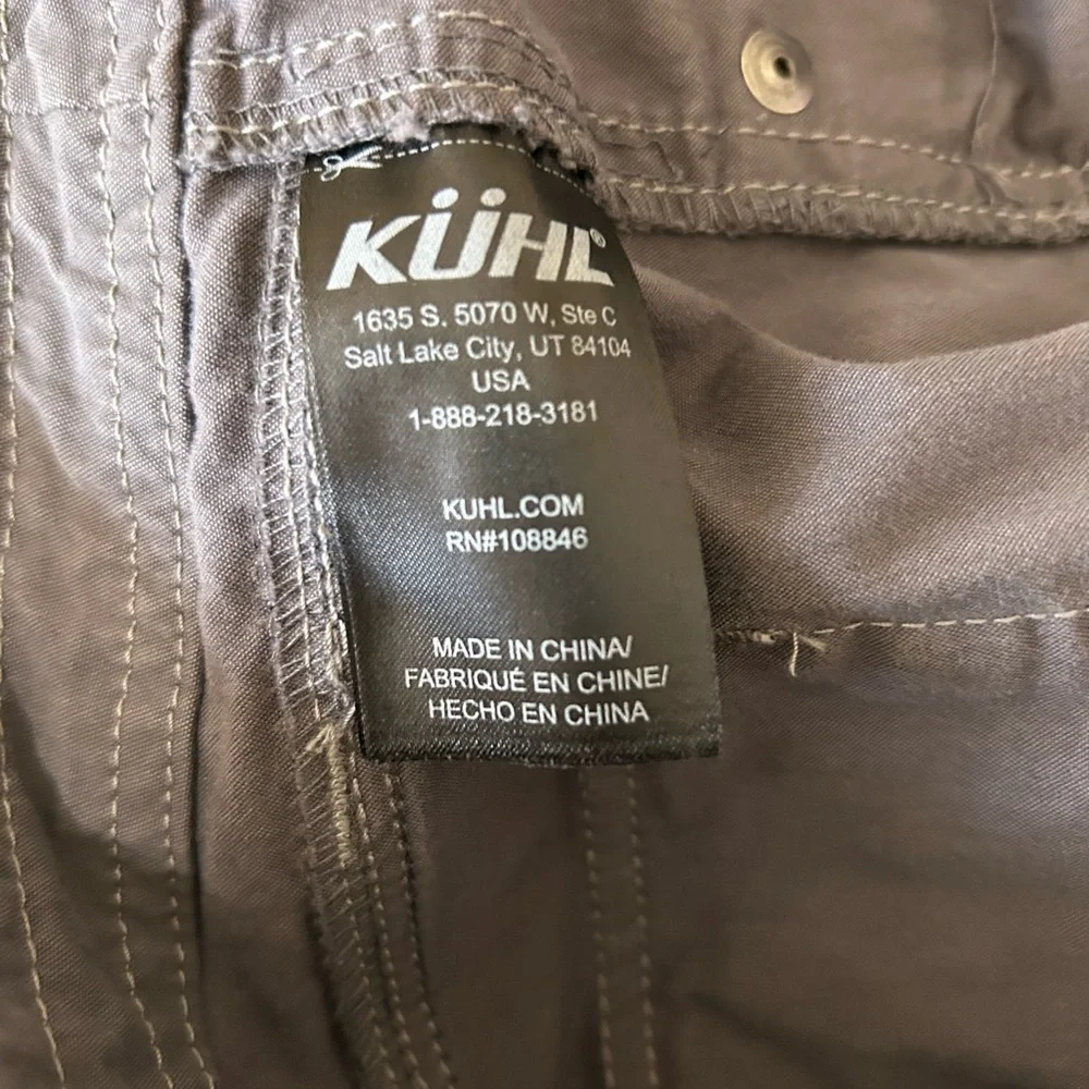 Kuhl Gray Cargo Pants Size 8 - Picture 10 of 14